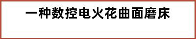 一种数控电火花曲面磨床