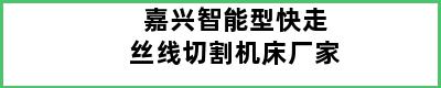 嘉兴智能型快走丝线切割机床厂家