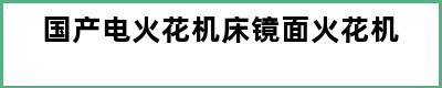 国产电火花机床镜面火花机