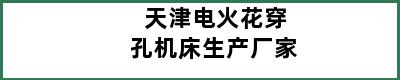 天津电火花穿孔机床生产厂家