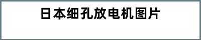 日本细孔放电机图片