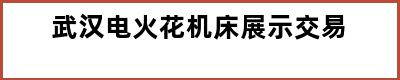 武汉电火花机床展示交易