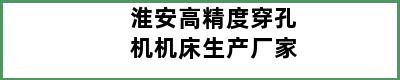 淮安高精度穿孔机机床生产厂家