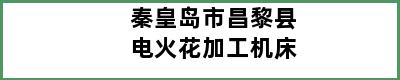 秦皇岛市昌黎县电火花加工机床