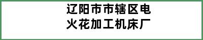 辽阳市市辖区电火花加工机床厂